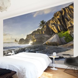 Apus in insula paradisului - fototapet vlies