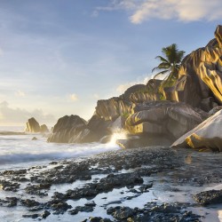 Apus in insula paradisului - fototapet vlies