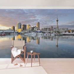 Apusul in Auckland - fotoapet vlies