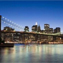 Brooklyn Bridge in New York - fototapet vlies