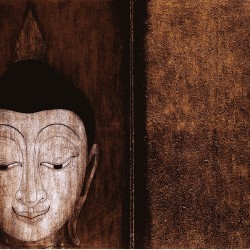 Buddha cel fericit! - fototapet vlies