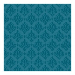 Decor baroc petrol - fototapet vlies