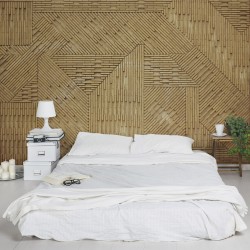 Design mini caramide bej - fototapet vlies