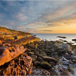 Far si apus la mare - fototapet vlies