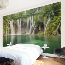 Fototapet cu lacurile si cascadele din Plitvice