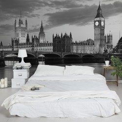 Londra, noaptea - fototapet vlies