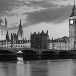 Londra, noaptea - fototapet vlies