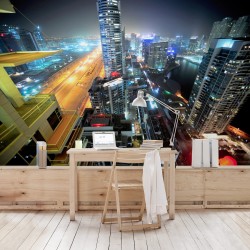 Luminitele din Dubai - fototapet vlies