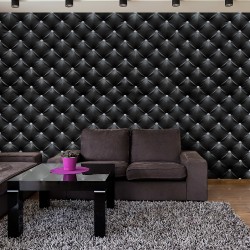Luxul diamantului negru. Imitatie tapiterie - fototapet vlies