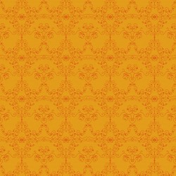 Ornament decor orange - fototapet vlies