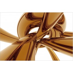 Fototapet 3d stralucirea aurie