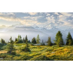 Cantonul Valais, Elveția - fototapet vlies