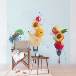 Fototapet bucătărie - Salată de fructe