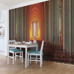 Biserica Grundtvig din Copenhaga - fototapet vlies