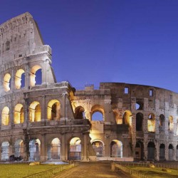 Colosseum iluminat - fototapet vlies
