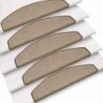 Covorase de scari Nizza, set 15 bucati in mai multe culori, 65x24x4 cm