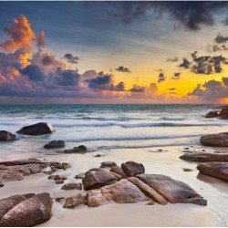 Apus de soare in Thailanda - fototapet vlies