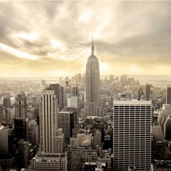 Manhattan la apus - fototapet vlies