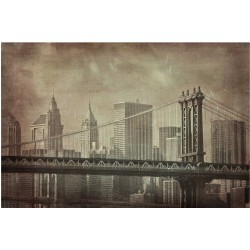 New York in stil vintage - fototapet vlies