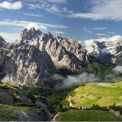 Panorama Alpilor italieni - fototapet vlies