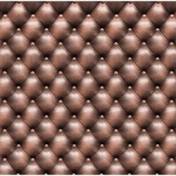 Pielea maro Chesterfield - fototapet vlies