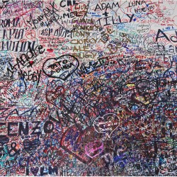 Romeo & Julieta in Graffiti - fototapet vlies