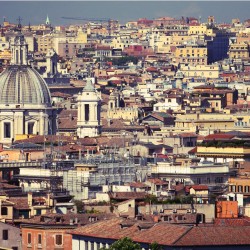 Acoperisurile din Roma - fototapet vlies