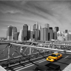 Calatorie cu taxi pe cealalta parte - fototapet vlies