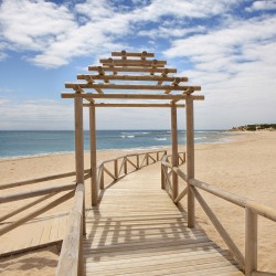 Carare inspre mare in Andaluzia - fototapet vlies