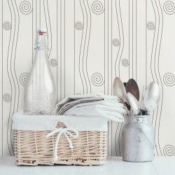 Decor in onduleuri - fototapet vlies