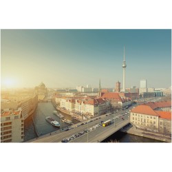 Dimineata in Berlin - fototapet vlies