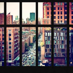 Fereastra New York-ului - fototapet vlies