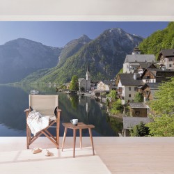Lacul Hallstatt - fototapet vlies