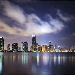 Noaptea in Miami - fototapet vlies