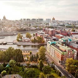 Orasul Moscova - fototapet vlies