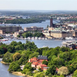 Orasul Stockholm - fototapet vlies