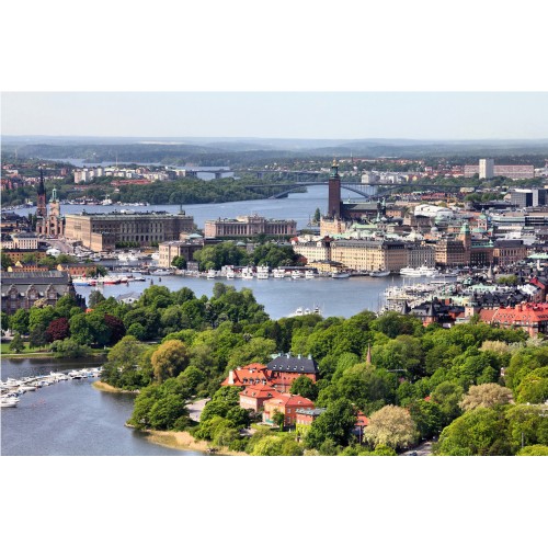 Orasul Stockholm - fototapet vlies