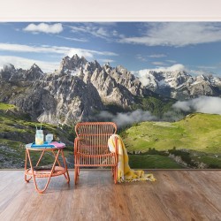 Panorama Alpilor italieni - fototapet vlies