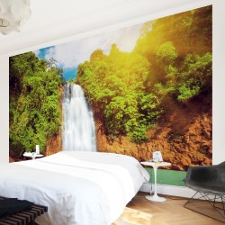 Fototapet paradisul cascadei din laguna