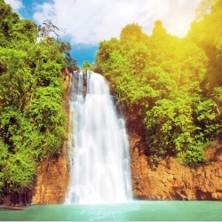 Fototapet paradisul cascadei din laguna