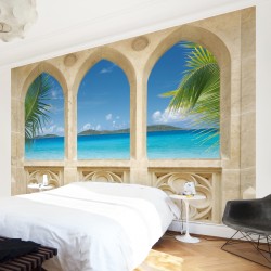 Privire spre ocean - fototapet vlies