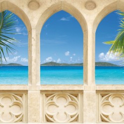 Privire spre ocean - fototapet vlies