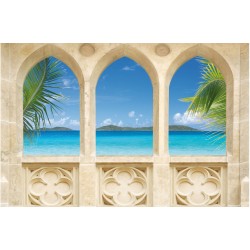 Privire spre ocean - fototapet vlies