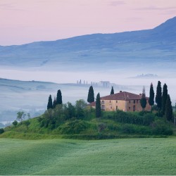 Rasarit in Toscana - fototapet vlies