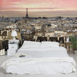 Romanticul Paris - fototapet vlies
