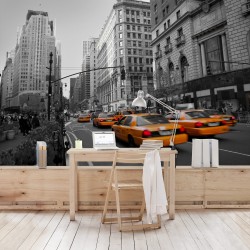 Taxi in New York, New York! - fototapet vlies
