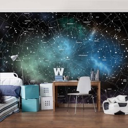Harta galaxiei - fototapet vlies