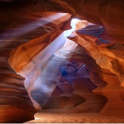 Fototapet 3d jocul luminilor în canionul Antelope