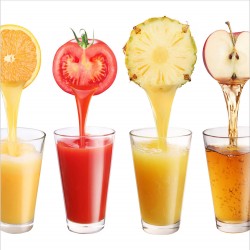 Fototapet bucătărie - Sucuri sănătoase de fructe și legume